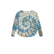 Kujten Cashmere Tie Dye Sweater Multicolor, Dam