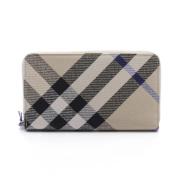 Burberry Vintage Pre-owned Canvas plnbcker Beige, Dam