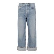 Agolde Stiliga Denim Jeans för Kvinnor Blue, Dam