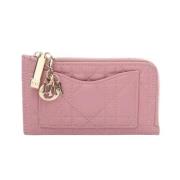 Dior Vintage Pre-owned Laeder plnbcker Pink, Dam