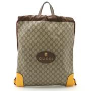 Gucci Vintage Pre-owned Canvas gucci-vskor Beige, Dam