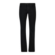 Saint Laurent Svarta Slim Jeans Black, Herr