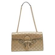 Gucci Vintage Pre-owned Laeder gucci-vskor Yellow, Dam