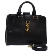 Yves Saint Laurent Vintage Pre-owned Laeder handvskor Black, Dam