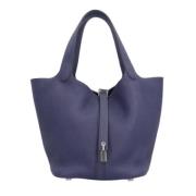 Hermès Vintage Pre-owned Tyg handvskor Purple, Dam