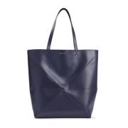 Loewe Stor Tote Puzzle Fold Stilfull Väska Blue, Dam