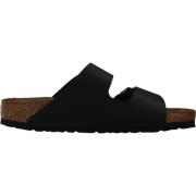 Birkenstock Svarta Arizona Sliders för Män Black, Dam