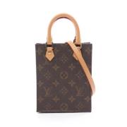 Louis Vuitton Vintage Pre-owned Canvas handvskor Brown, Dam