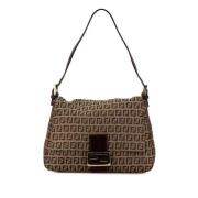 Fendi Vintage Pre-owned Canvas fendi-vskor Brown, Dam