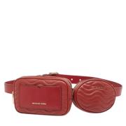 Michael Kors Pre-owned Pre-owned Laeder crossbodyvskor Red, Dam