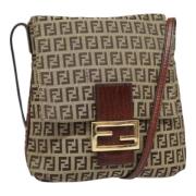 Fendi Vintage Pre-owned Canvas fendi-vskor Beige, Dam