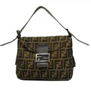 Fendi Vintage Pre-owned Nylon fendi-vskor Brown, Dam