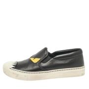 Fendi Vintage Pre-owned Laeder sneakers Black, Dam