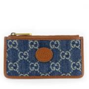 Gucci Vintage Pre-owned Canvas plnbcker Blue, Dam