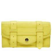 Proenza Schouler Pre-owned Pre-owned Laeder plnbcker Yellow, Dam