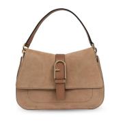 Furla Handväska Flow Medium Beige, Dam