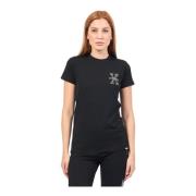 Richmond Svart T-shirt med rund hals Black, Dam