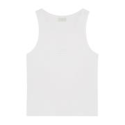 Filling Pieces Tank Top Knot Vit White, Herr