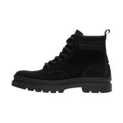 Filling Pieces Josh Suede Black Black, Herr