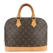 Louis Vuitton Vintage Pre-owned Canvas handvskor Brown, Dam