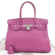 Hermès Vintage Pre-owned Laeder handvskor Purple, Dam