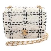 Chanel Vintage Pre-owned Canvas chanel-vskor White, Dam