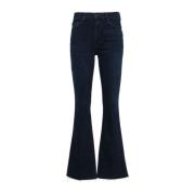 Mother Fray Flare Jeans Blue, Dam