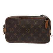 Louis Vuitton Vintage Pre-owned Canvas kuvertvskor Brown, Dam