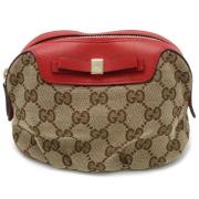 Gucci Vintage Pre-owned Canvas gucci-vskor Beige, Dam