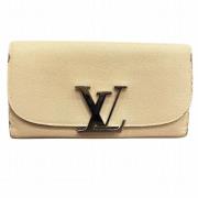 Louis Vuitton Vintage Pre-owned Laeder plnbcker Beige, Dam