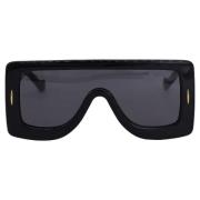 Loewe Pre-owned Pre-owned Acetat solglasgon Black, Dam