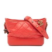 Chanel Vintage Pre-owned Laeder crossbodyvskor Red, Dam