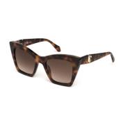 Just Cavalli Havana Acetat Solglasögon Brun Gradient Linser Brown, Dam