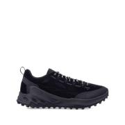 Keen Svarta Lädersneakers Hög Greppgummi Black, Herr