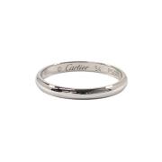 Cartier Vintage Pre-owned Platina ringar Gray, Dam