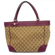 Gucci Vintage Pre-owned Canvas totevskor Brown, Dam