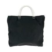 Prada Vintage Pre-owned Canvas totevskor Black, Dam