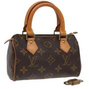 Louis Vuitton Vintage Pre-owned Canvas handvskor Brown, Dam