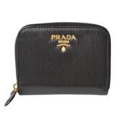 Prada Vintage Pre-owned Laeder plnbcker Black, Dam