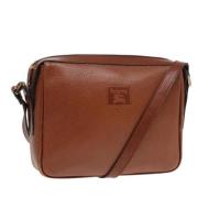 Burberry Vintage Pre-owned Laeder axelremsvskor Brown, Dam