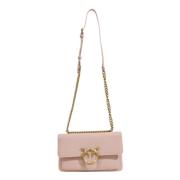 Pinko Mjuk Mini Läder Damväska Pink, Dam