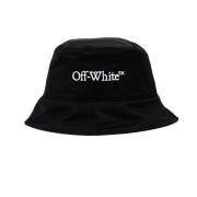 Off White Stilig Hatt för Modemedvetet Look Black, Herr