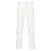 Dondup Vit Corduroy Morotsbyxor White, Herr