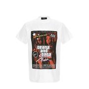 Dsquared2 Avslappnad Bomull T-shirt White, Herr