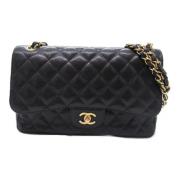 Chanel Vintage Pre-owned Tyg chanel-vskor Black, Dam