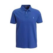 Ralph Lauren Marinblå polotröja med Slim Fit logo Blue, Herr