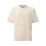 C.p. Company Boxy Logo Bomull T-shirt White, Herr