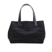 Chanel Vintage Pre-owned Nylon chanel-vskor Black, Dam