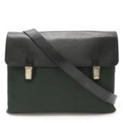 Louis Vuitton Vintage Pre-owned Canvas axelremsvskor Black, Herr