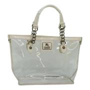 Burberry Vintage Pre-owned Tyg totevskor Beige, Dam